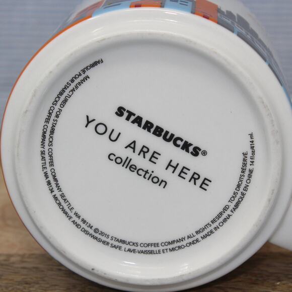 CHICAGO Starbucks Coffee Mug YOU ARE HERE Collection 2015 14oz - Picture 8 of 8